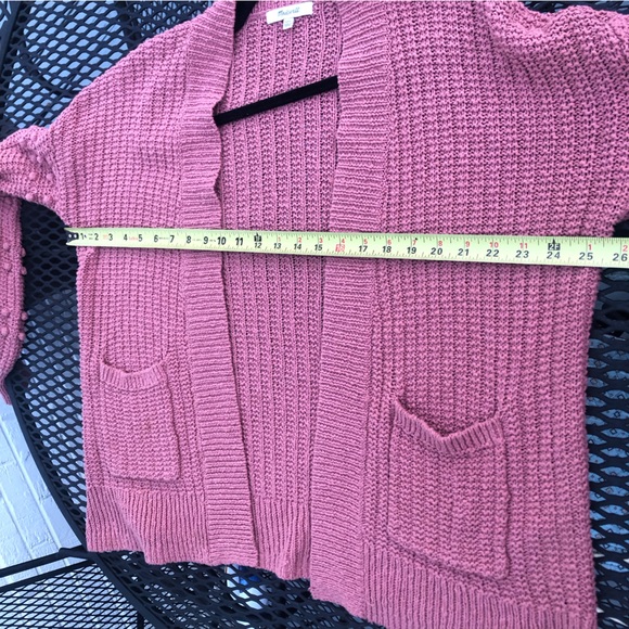 Madewell Bobble Cardigan Sweater Open Front Pockets Oversized Size xxs - Picture 3 of 12